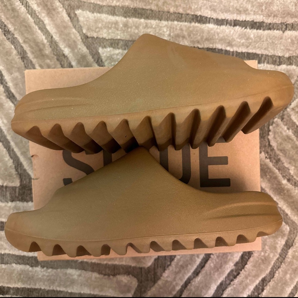 Yeezy slides ochre